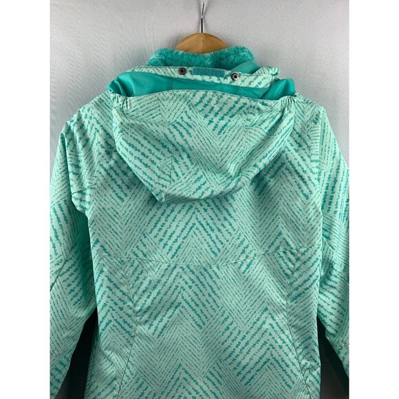 Women's Columbia Mint Green Interchangeable Jacket Size L - Picture 4 of 16